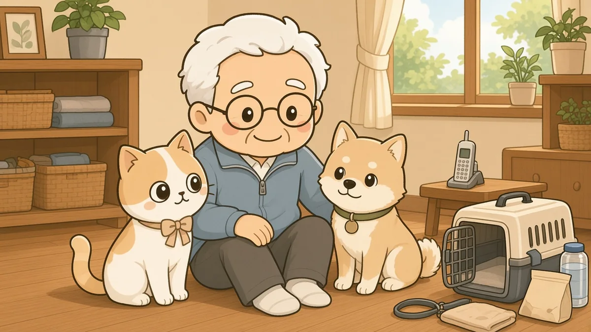 親が飼っている犬猫の防災 離れて暮らす家族ができること